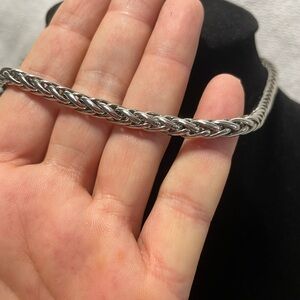 Stainless steel choker necklace